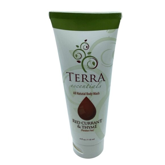 Terra Essentials All Natural Body Wash Red Currant Thyme 4 Fl Oz Discontinued - Picture 1 of 2